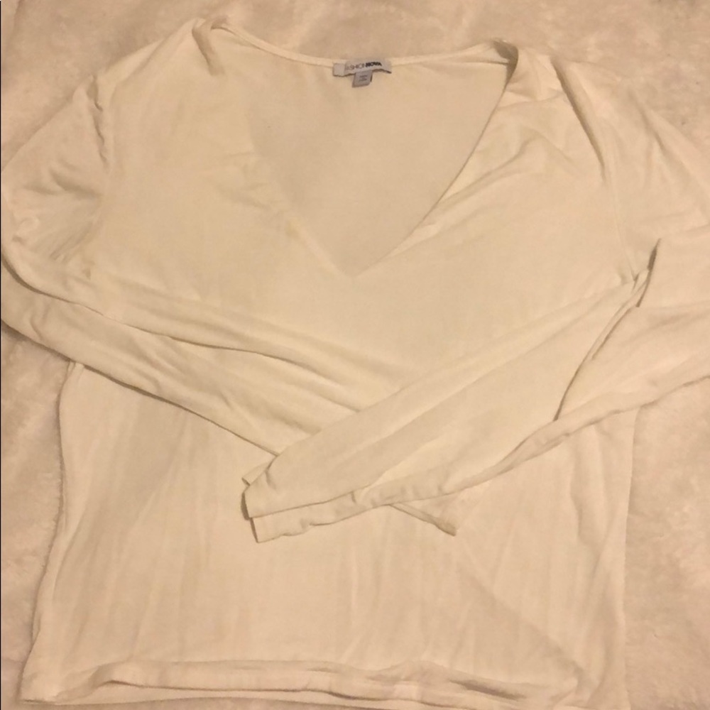 CUTE! White long sleeve!